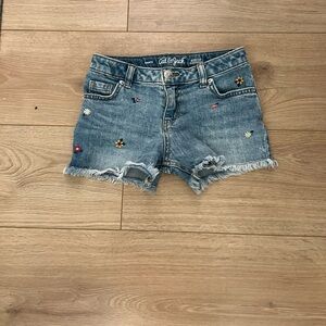 Cat & Jack Kids' Embroidered Denim Shorts